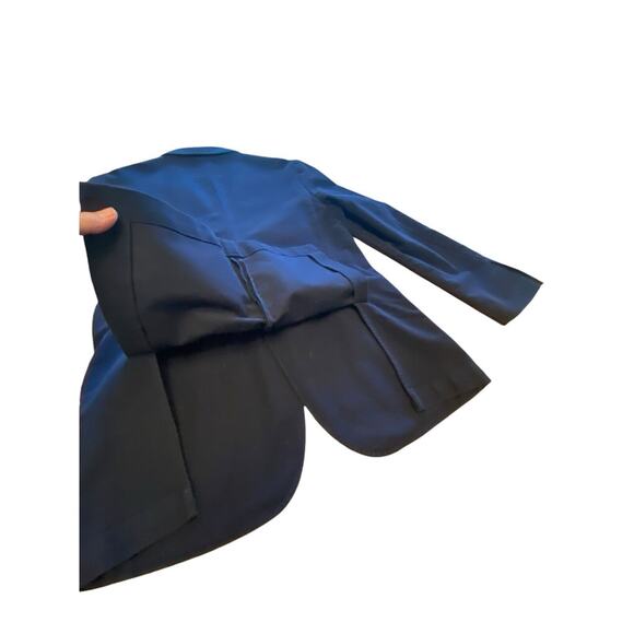 J Crew New York Blazer Sportcoat 99% Cotton, Men's Size 40 Navy Double Vent - Picture 8 of 16